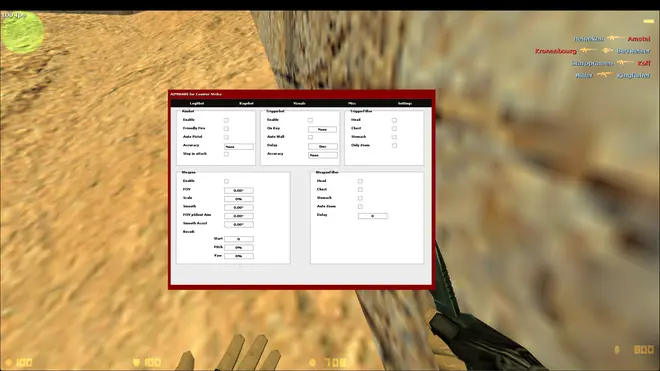 AimWarik | CS 1.6 Hack: Legitbot, Ragebot, Visual, Misc