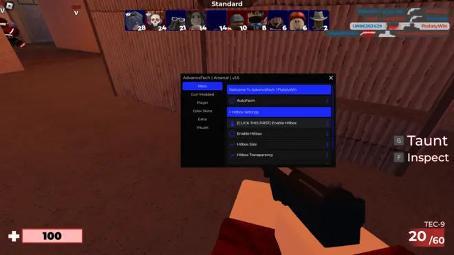 Arsenal Roblox Cheats — Free Aimbot, TriggerBot, Bhop