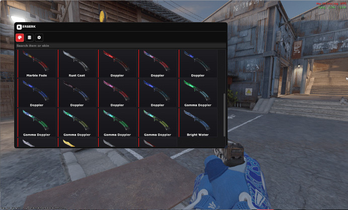 BERSERK Changer — Free CS2 Skinchanger Download: Knives, Gloves, Agents & Weapons Screenshot 3