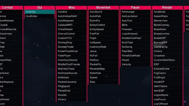 Catalyst: AutoEat, Armor, AutoTool, AcidMode — Minecraft hack client