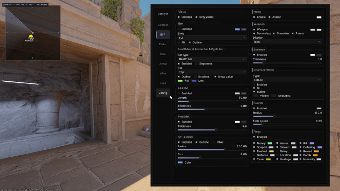 Catalyst Ext. — Бесплатный External чит на КС 2 скачать Screenshot 1