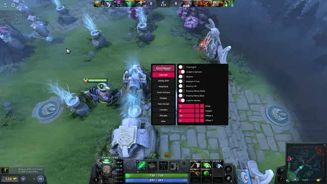Crimson — Dota2 Maphack, ESP & TrueSight