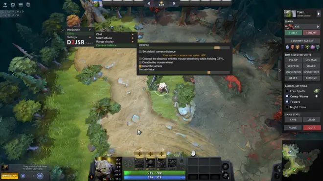 D2JSR | Dota 2 Free Maphack & Cheat Screenshot 1