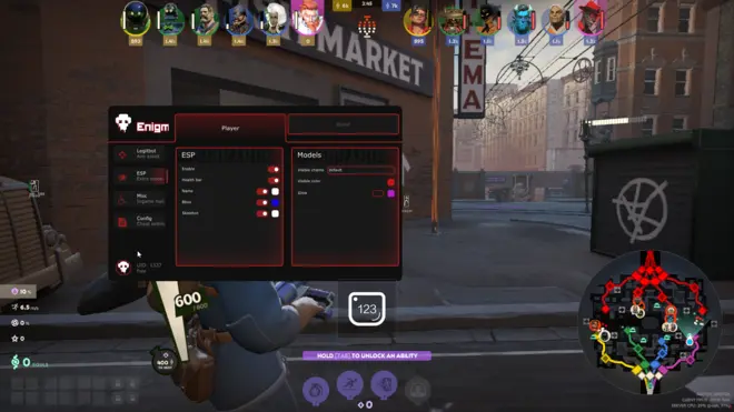 EnigmaDeadlock — Download Free Deadlock Cheat (WH, ESP, Aimbot)