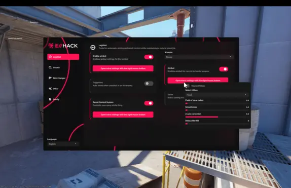 ExHack | Free CS 2 cheat download (Skinchanger, Aimbot, Wallhack, CFG)