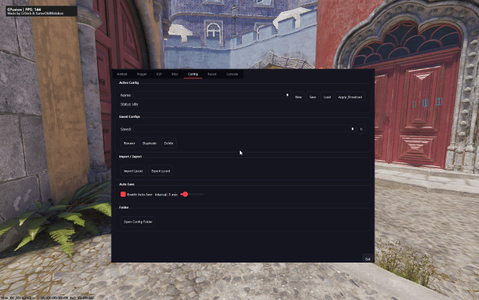 GFusion | Legit External Cheat for CS2 (WH, AIM, CFG)