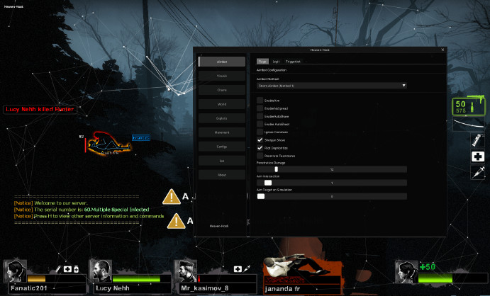 Heaven-hook — Бесплатный хак L4D2 (2025) Screenshot 2