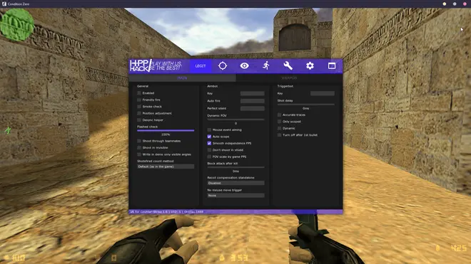 HPP v6 Crack | CS1.6 Legit & HvH Cheat Screenshot 3