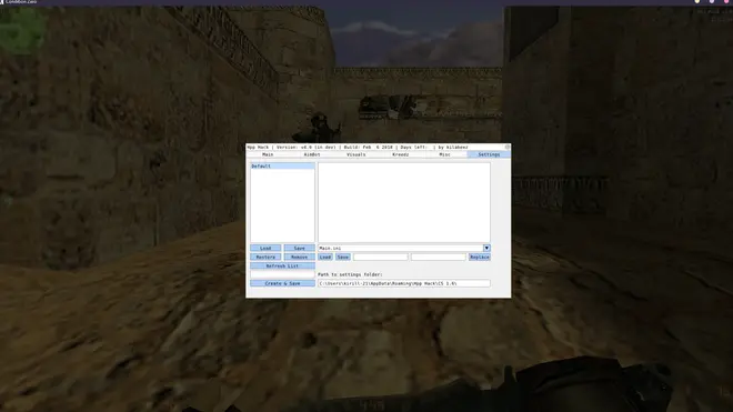 HPP v4 | Free CS 1.6 Hack (WH, AIM, ANTI-KICK)
