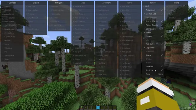 Impact | Free Minecraft utility mod download