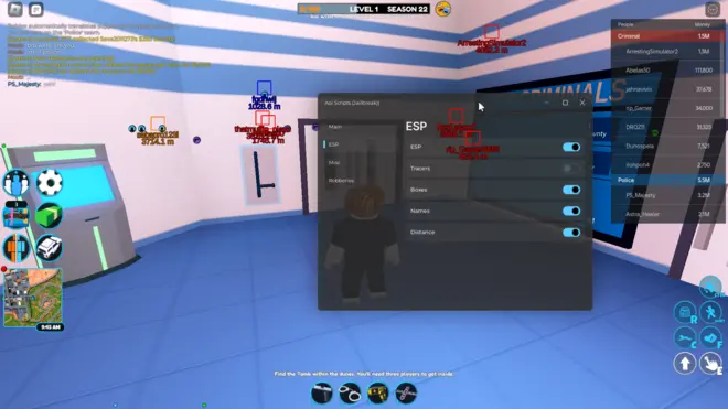 JailBreak — Roblox Scripts (Esp, Silent Aim, Auto Farm, Infinite Jump, NoClip, Aimbot)