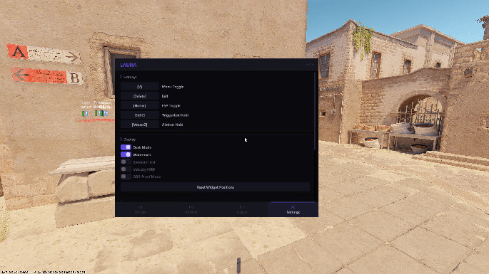 Laura External | Free CS2 Cheat with Aimbot and Wallhack Screenshot 1