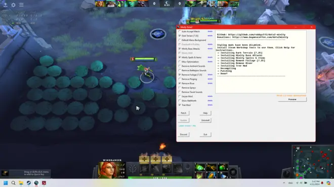 Minify | Dota 2 Models & Texture Patcher
