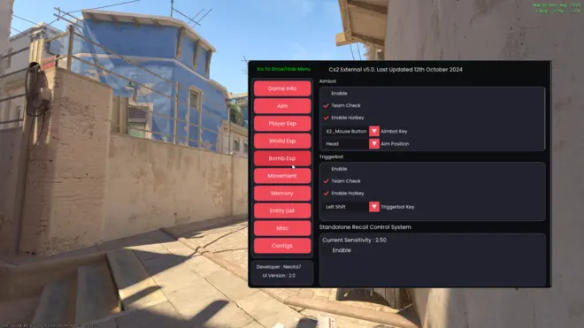NeoXaHack | Free CS2 external cheat download