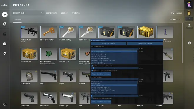 OpenCase — CSGO case opening cheat