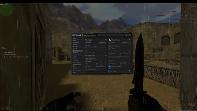 Oxware | CS 1.6 Movement hack with exploits Screenshot 1
