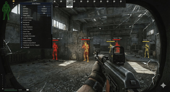 Redline — Free undetected EFT hack (Wallhack + Triggerbot)