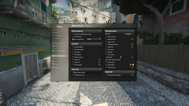 Sakara | Legit CSGO Cheat: Grenade Helper & Lua Screenshot 2