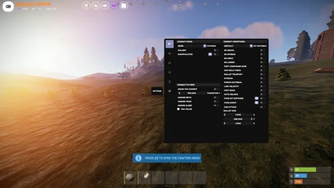 Sikira | Rust Pirate cheat Download (Bullet TP, Manipulator)