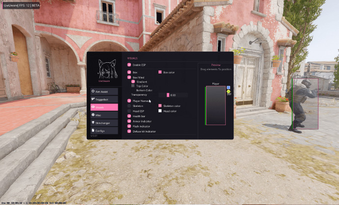 UwUware | Free Internal CS 2 Hack Download Screenshot 2