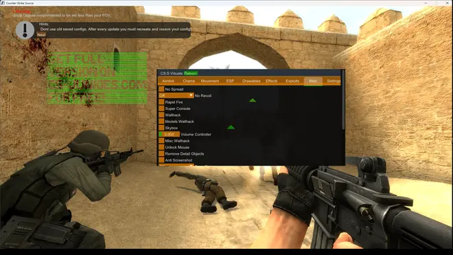 VisualsReborn | Aimbot, Wallhack + CFG — CS Source