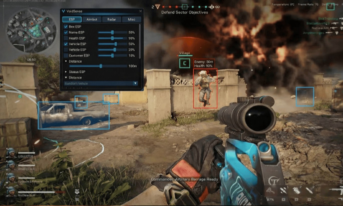 VoidSense | Delta Force free aimbot cheat