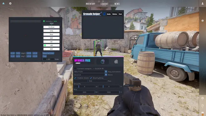 W1nnerFree — CS2 Kernel Wallhack & Aimbot Hack Screenshot 3