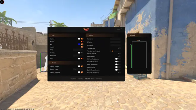 Weave CS2 | Free HVH Rage cheat for CS2 Screenshot 4