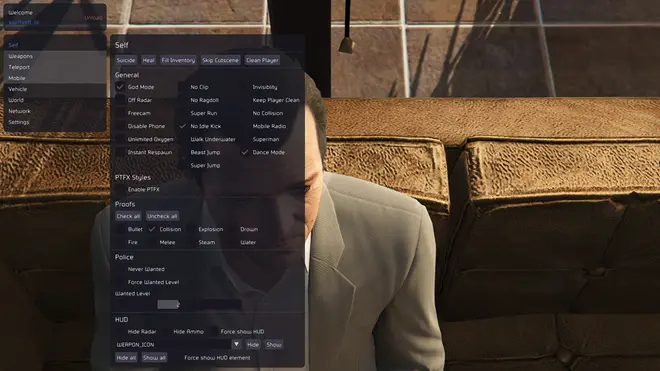 YimMenu — GodMode, Noclip, Freecam Mod Menu GTA 5 Screenshot 3