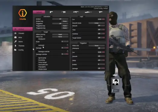 Iniuria | Best Free Legit cheat for CS 2 Screenshot 2